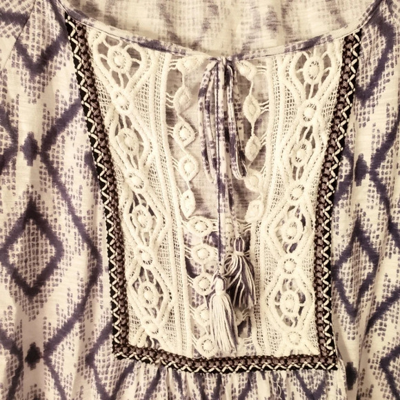 Anthropologie Vanessa Virginia Bohemian Peasant Blouse Size Small - Picture 4 of 6